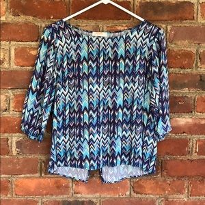 Stitch Fix Renee C Tucker Split Back Blouse